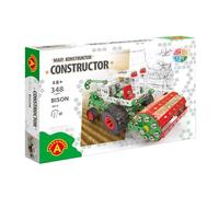 A Alexander Constructor Bison - Juego de construcción metálica 348 Piezas - Cosechadora para niños a Partir de 8 años