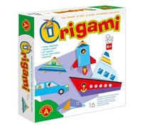 A ALEXANDER Mon Premier Origami - Buques y Vehículos - Kit Origami Creativo Infantil - 16 Modelos a Realizar - Actividad Manual desde 6 Años