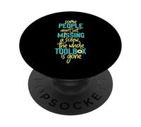 A algunas personas no solo les falta un tornillo, toda la caja de herramientas ha desaparecido PopSockets PopGrip Adhesivo