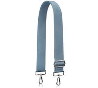 A ALLZEDREAM Thick Purse Strap Wide Adjustable Replacement Crossbody Bag Handbag (Light Blue-Silvery Hardware)