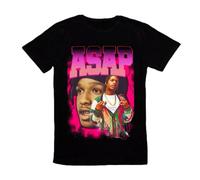 A$AP ASAP Rocky Hip-Hop Rap Artist T Shirt Black L