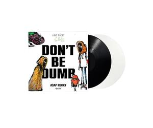 A$AP Rocky - Don't Be Dumb Black White Color Vinyl 2LP (12x12 insert), A$AP Rocky
