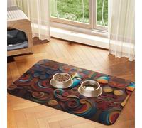 a Artistic Wonder - Alfombrilla de piel absorbente antideslizante para mascotas, 40 x 60 cm, de secado rápido, impermeable, lavable