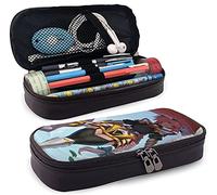 A-Astolfo - Estuche de piel para lápices de gran capacidad, con múltiples ranuras para lápices, para oficina media/alta vida, para adultos y niñas