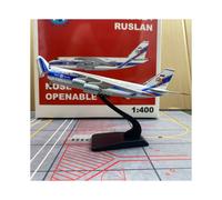 (a) Avión de transporte Antonov An-124 de aleación de metal fundido a presión a escala 1:400 AN124 UR-82027,