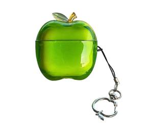 (A, B) For AirPods 4 Case Transparent TPU Soft Rubber Protective Cover with Realistic Apple Design Anti-Dust Easy Installation
