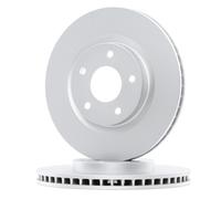A. B. S. 2x Disco de Freno Delantero 296 Ventilado para Nissan Qashqai + 2 I J10