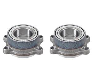 A. B. S. 2x Cubo Bearing Set Back Axis Right Izquierda para Infiniti Fx