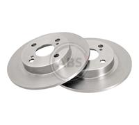 A. B. S. 2x Disco Ø242mm Trasero Completo para Toyota Corolla Liftback 1.6 1.6i