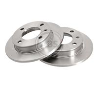 A. B. S. 2x Disco de Freno Ø221mm Delant. Completo para Ford Fiesta I 0.9 1.1