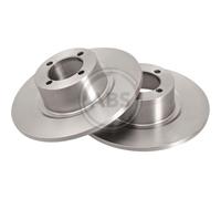 A. B. S. 2x Disco de Freno Ø240mm Delant. Completo para BMW 2er 2002 1602 15717