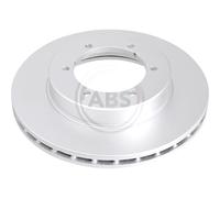A.B.S. 2X Disco De Freno Ø288 Mm Ventilado Recubierto Para Aston Martin DB7