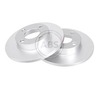 A.B.S. 2X Disco De Freno Delante 2568 Completo Para Audi 80 89 89Q 8A B3 100