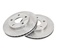 A.B.S. 2X Disco De Freno Delante 258 Ventilado Para Toyota MR 2 II SW2_ 16548