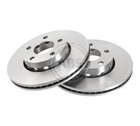 A.B.S. 2X Disco De Freno Delante 276 Ventilado Para Audi Coupe 89 8B 80 Avant