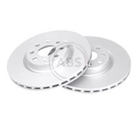 A.B.S. 2X Disco De Freno Delante 284 Ventilado Para Opel Adam M13 Corsa E X15