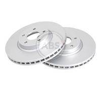 A.B.S. 2X Disco De Freno Delante 300 Ventilado Para Ford Mondeo IV Turnier BA7