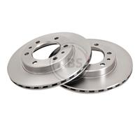 A.B.S. 2X Disco De Freno Delante 301 Ventilado Para Toyota Hilux V Pick-Up