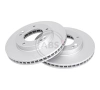 A.B.S. 2X Disco De Freno Delante 302 Ventilado Para KIA Sorento I JC 17426