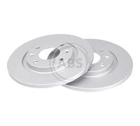 A. B. S. 2x Disco de Freno Delantero 266 Completo para Citroën C2 Jm _ C3 I FC _