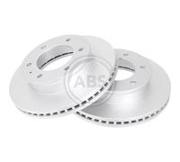 A.B.S. 2X Disco De Freno Delantero 288 Ventilado Para Ford Ranger ES ET TU