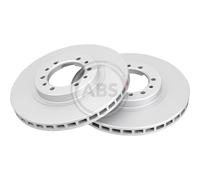 A.B.S. 2x Disco De Freno Frontal 276 Ventilado Para Mitsubishi L 200 K7_T