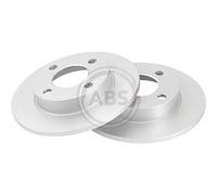 A.B.S. 2X Disco De Freno Trasero 245 Completo Para Audi 90 89 89Q 8A B3 81