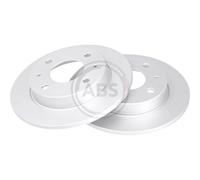 A.B.S. 2X Disco De Freno Trasero 250 Completo Para Mitsubishi Colt VI Z3_A Z2_A