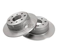 2x Disco de freno macizo 15005 A.B.S. para ALFA ROMEO GT GIULIA SPIDER 1750-2000