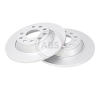 A.B.S. 2X Disco De Freno Trasero 282 Completo Para VW Golf V 1K1 Touran 1T1 1T2
