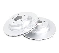 A.B.S. 2X Disco De Freno Trasero 300 Ventilado Para Mercedes-Benz GLK-Clase