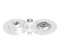 A. B. S. 2x Disco Freno Trasero 249 Completo para Peugeot 307 3A/C 3H 3E