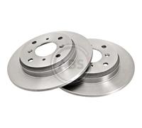 A. B. S. 2x Disco Freno Trasero 260 Completo para Honda Prelude IV BB Accord CC1