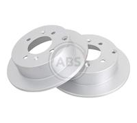 A. B. S. 2x Disco Freno Trasero 263 Completo para Hyundai Matriz FC Sonata IV Ef