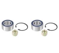 A. B. S. 2x Eje de Rueda Juego Cojinetes Delant. para Peugeot 206 Hatchback 206+