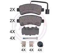 Pastillas de freno 35116 A.B.S. para FIAT PEUGEOT CITROËN OPEL