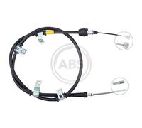 A.B.S. Cable De Freno De Mano Derecho Compatible Para KIA Sportage Hyundai IX35