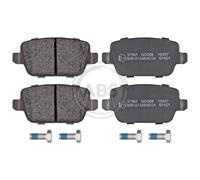 A. B. S. Pastillas de Freno Trasero para Ford Kuga I S-MAX WA6 2.0 TDCI 2.2
