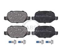 A.B.S. ALL BRAKE SYSTEMS BV. Juego de 4 pastillas de freno para ALFA ROMEO: 147, 156, GT & LANCIA: Lybra & FIAT: Linea (Ref: 37184)