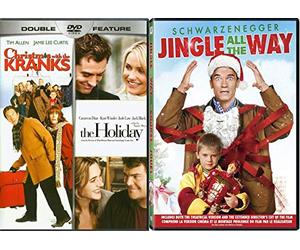 A Bag of Christmas 3-Movie Spirit DVD The Holiday / The Kranks + Jingle All The Way Fun Triple Feature Bundle Modern Family Classics
