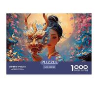 A Beautiful Anime-style Illustration of An Asian Woman 1000 Piezas Cartulina Premium Rompecabezas Premium Confident Lady Extremadamente Difícil Juego Familiar Rompecabezas Regalos Para Familia Y Amigo