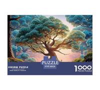A Beautiful Painting of Trees with Glowing Leavef 1000 Pieza Cartulina Premium Rompecabezas Premium Towering Ancient Tree Extremadamente Difícil Juego Familiar Rompecabezas Regalos Para Familia Y Amig