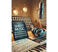 A Beautiful Sheet Music to Capture Your Best Musical Creations and Ideas, Composition Book, 140 Pages