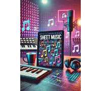 A Beautiful Sheet Music to Capture Your Best Musical Creations and Ideas, Composition Book, 160 Pages
