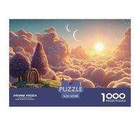A Beautiful Sunrise Over The Clouds 1000 Piece Papel Premium Rompecabezas Cherry Blossom Cloud Manor Meditativo Jigsaw Educativo Niños 52x38cm/1000pcs