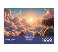 A Beautiful Sunrise Over The Clouds 1000 Piezas Corte Preciso Rompecabezas Cherry Blossom Cloud Manor Vibrante Jigsaw Regalo Niños 70x50cm/1000pcs