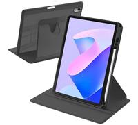 A-BEAUTY Funda Compatible con Huawei MatePad 11 2023/2021 Tablet con Soporte Bolígrafo, Encendido y Apagado Automático, Soporte Giratorio de 360°, Funda Transparente, Negro