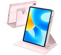 A-BEAUTY Funda Compatible con Huawei MatePad Air Tablet 2023 de 11.5 Pulgadas con Soporte Bolígrafo, Soporte Giratorio de 360°, Auto-Sueño/Estela, Rosa