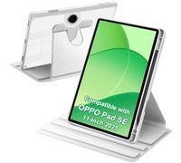 A-BEAUTY Funda Giratoria para OPPO Pad SE 11 Pulgadas 2025 Plata