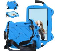 A-BEAUTY Funda Niños Compatible con Honor Pad X8a 11 Pulgadas 2024, Carcasa Protectora de EVA a Prueba de Golpes con Soporte, Correa para el Hombro, Azul Negro